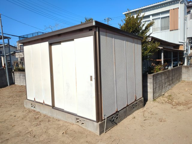 山武市成東　中古戸建の庭|お庭の付いた物件です