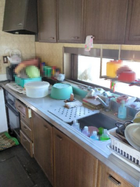 山武市成東　中古戸建のキッチン|使いやすいキッチンです