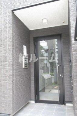 練馬区北町６丁目のアパートのエントランス