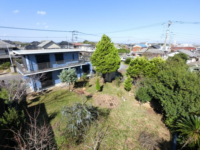 九十九里町小関　中古戸建の庭|お庭で自由な時間を過ごせます