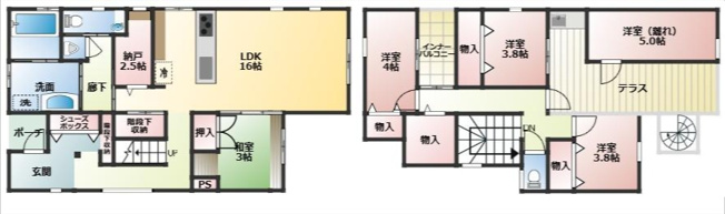 【間取り】 | 熊本市東区南町