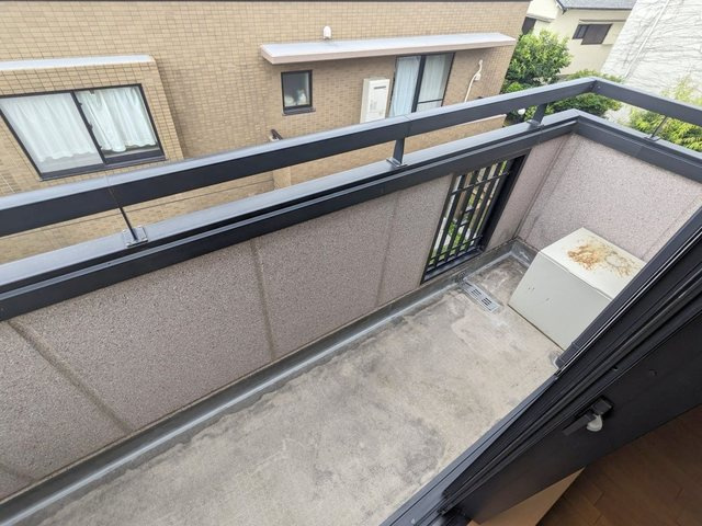 代沢プラザのバルコニー