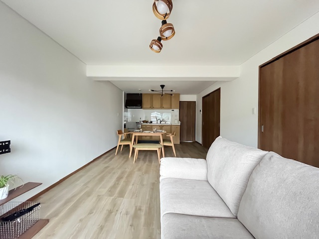 南海狭山コーポ2号棟の居間・リビング