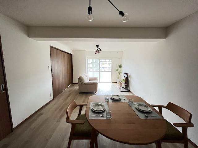 南海狭山コーポ2号棟の居間・リビング