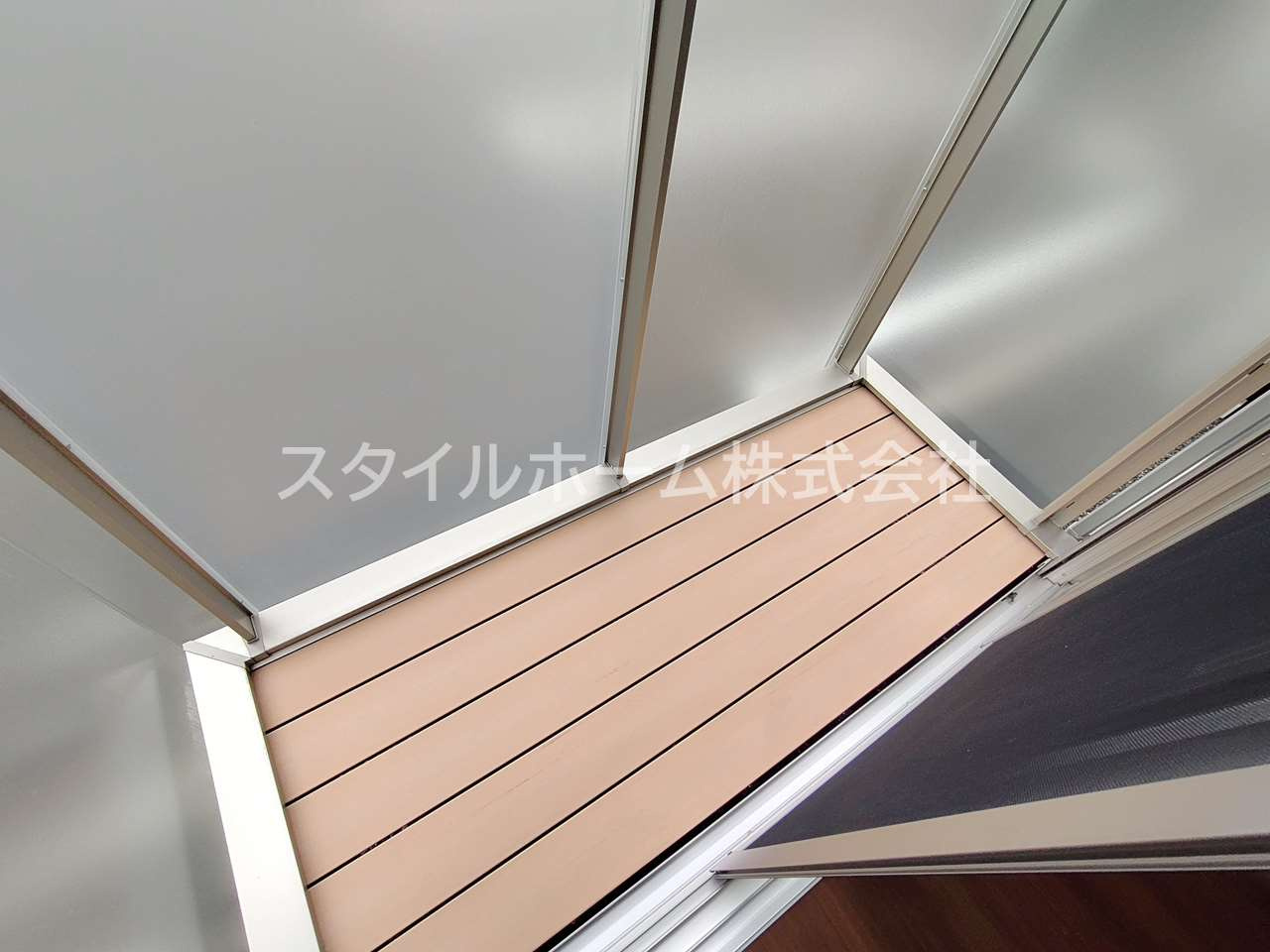 ルミエール　Bのバルコニー