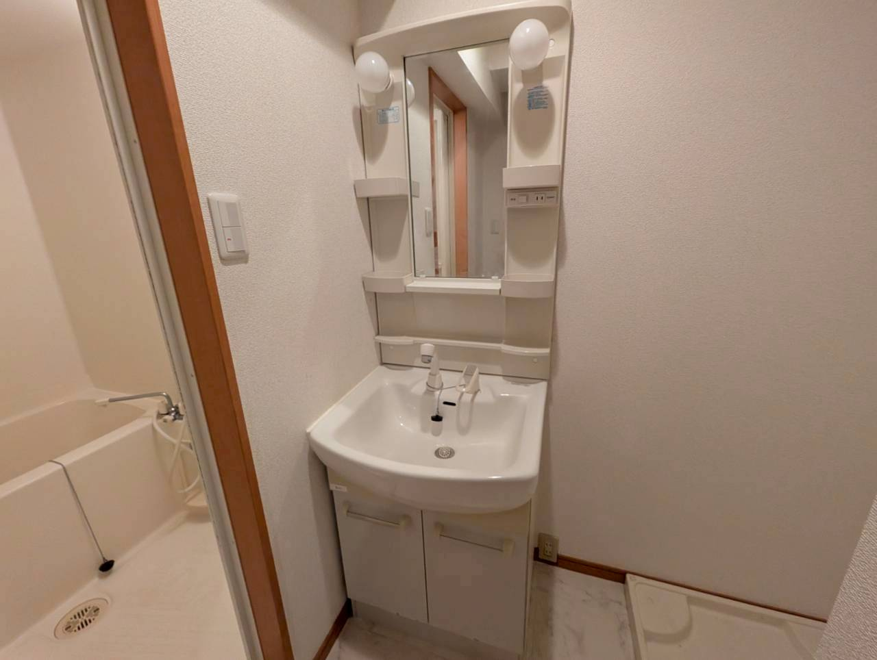 ラフィーネ川西の独立洗面台