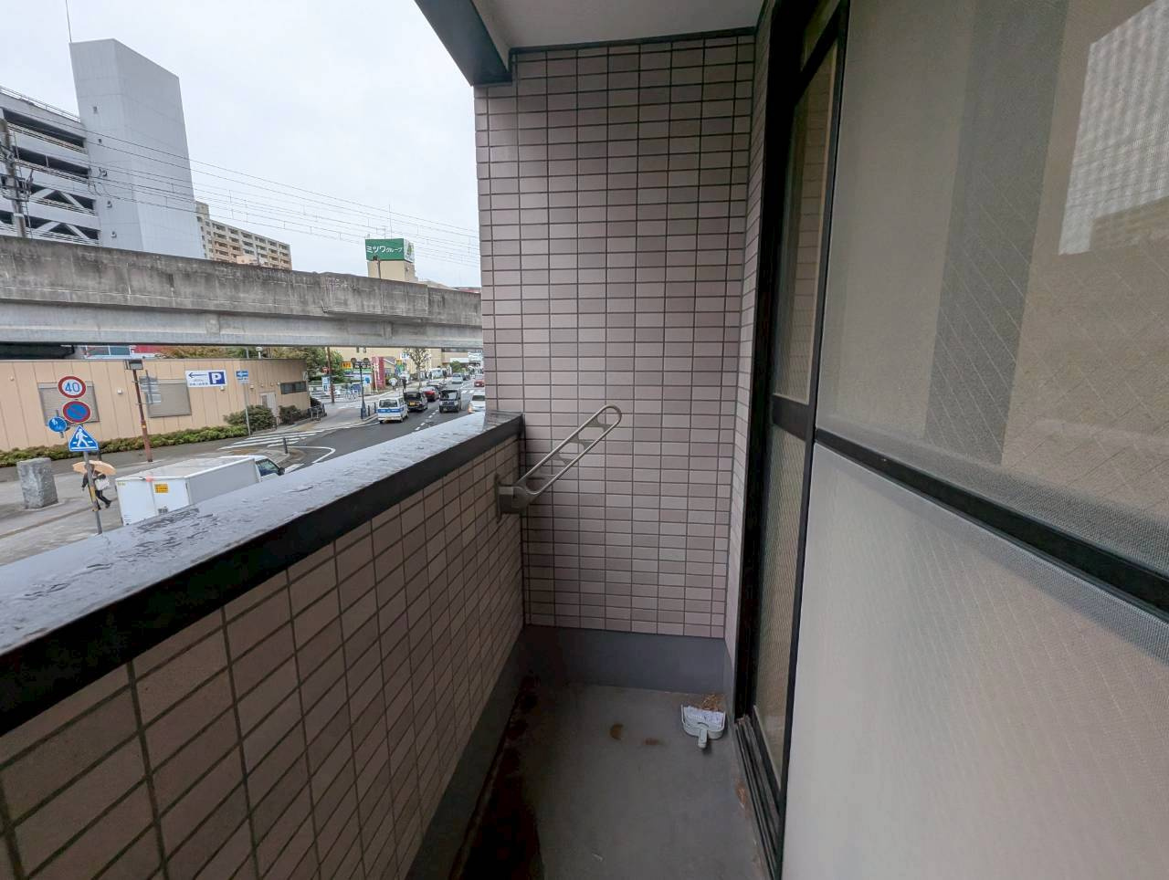 ラフィーネ川西のバルコニー