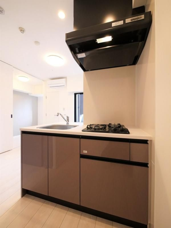 レジデンス文京春日のキッチン|　※別室参考写真です。２口ガスコンロ