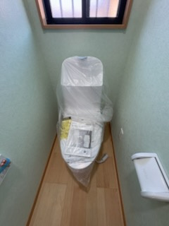 千代田町舞木新築平家建てのトイレ|トイレです