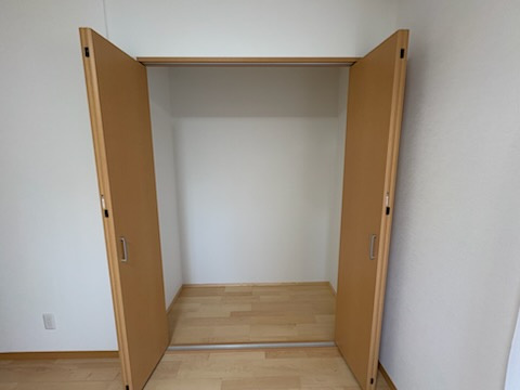 千代田町舞木新築平家建ての収納|専用の収納スペースです