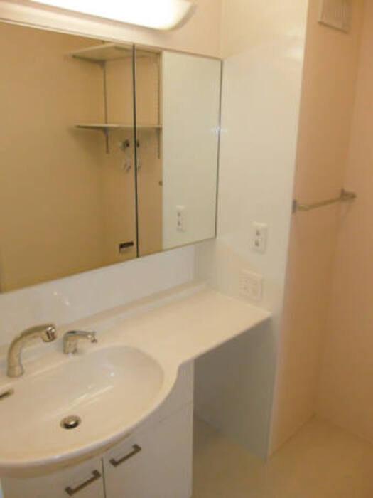 宮前ヒルズＢ棟の洗面所