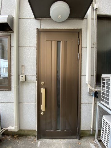 行田市佐間　【リフォーム済】の玄関|シンプルで使いやすい玄関です