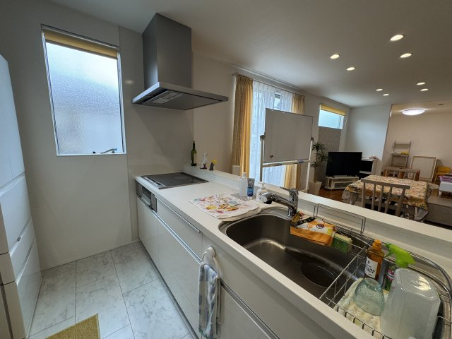 -三丁目不動産-　本庄市柏　注文住宅　オール電化のキッチン|お料理しやすいキッチンです