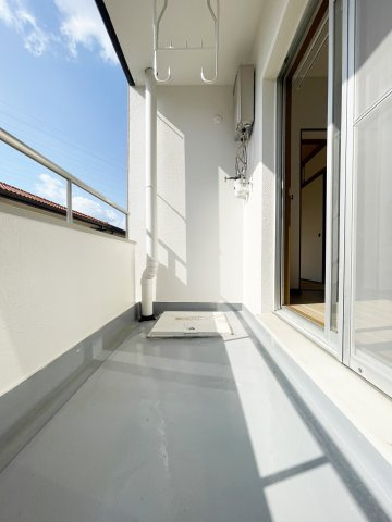 桑村マンションのバルコニー