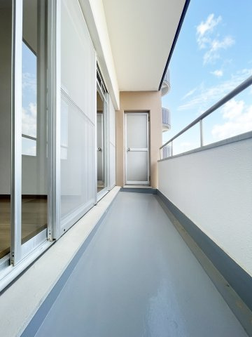 桑村マンションのバルコニー