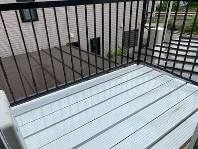 埼玉県児玉郡上里町金久保のバルコニー|広々としたバルコニーです