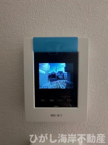 茅ヶ崎市若松町　新築戸建　全2棟　のセキュリティ|TVモニター付きインターフォン
