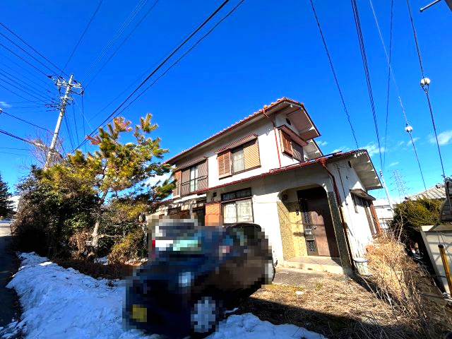 【土地2筆、建物2棟】沼田市下川田町　倉庫付き戸建ての外観|物件の外観です