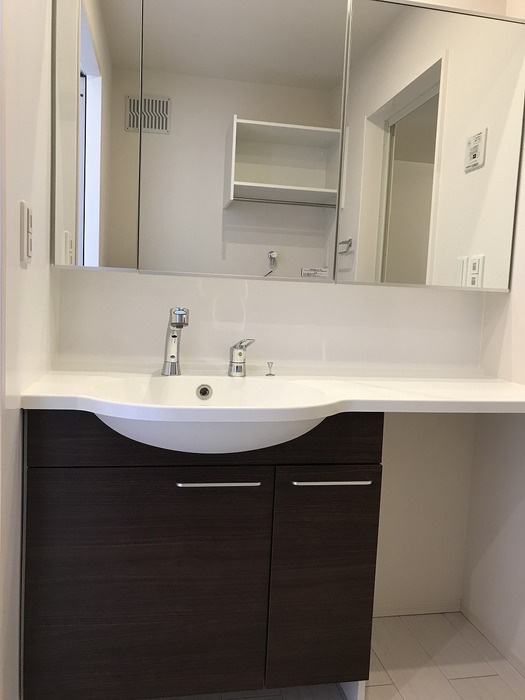 ブルースターの洗面所|使いやすい洗面所です