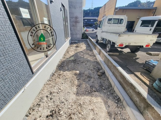 宮崎市大塚町第13-1棟（1号棟）の庭|お庭で自由な時間を過ごせます。