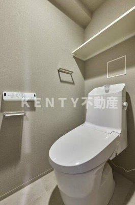 【トイレ】 | プラウドフラット大井町 | 落ち着いた色調のトイレです