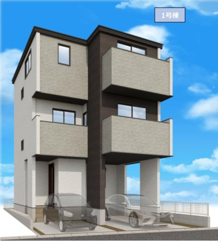 【仲介手数料無料／熱田区】リガーレ名古屋市熱田区野立町1期の外観パース