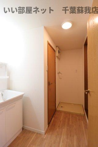 サンハイム学園前　Ｂの洗面所|忙しい朝には欠かせない洗面所です