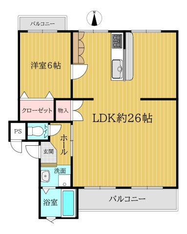 【間取り】 | 泉北原山台団地　1号棟