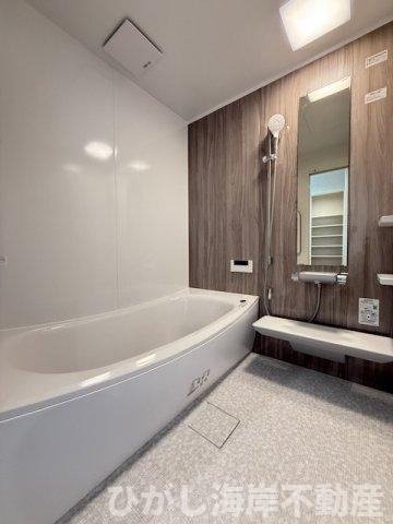 茅ヶ崎市本村１丁目　新築戸建の浴室|1坪タイプ　ユニットバス