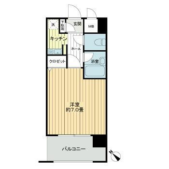 ピュアドームグラシアス大手門の間取り