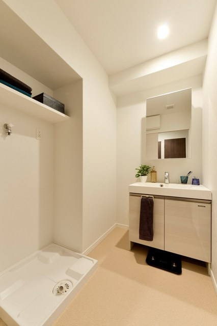 エンクレスト天神SIDEの洗面所