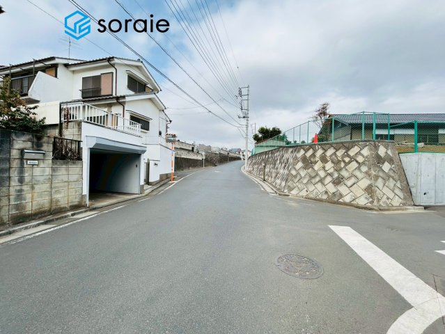 所沢市北野南第2　全4棟　新築戸建　リーブルガーデンの前面道路含む現地写真|2/24　撮影