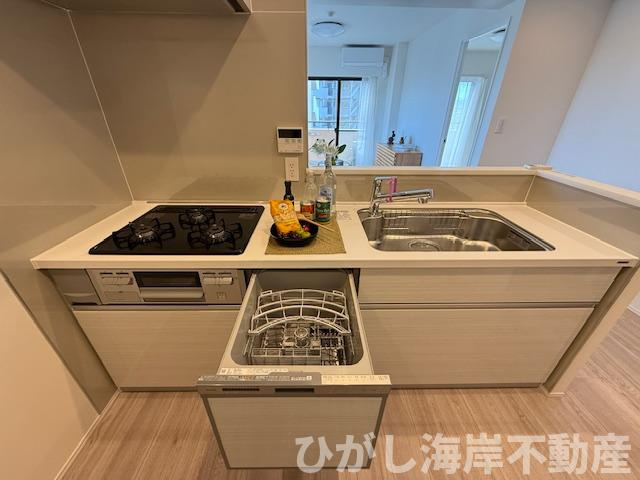 ライオンズプラザ茅ヶ崎のキッチン|新規リフォーム完了！　食洗器付きシステムキッチン