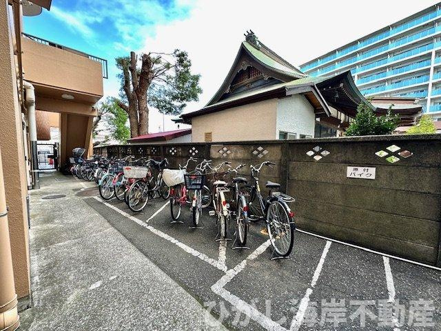 ライオンズプラザ茅ヶ崎の駐輪場|敷地内駐輪場