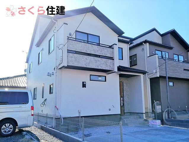 宇都宮市清原台1丁目　2号棟の前面道路含む現地写真|スーパー、コンビニまで徒歩圏内◎