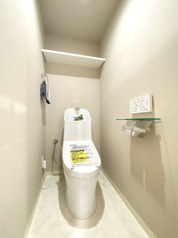 朝日プラザアクシス中の島のトイレ|必須の温水洗浄付き便座◎