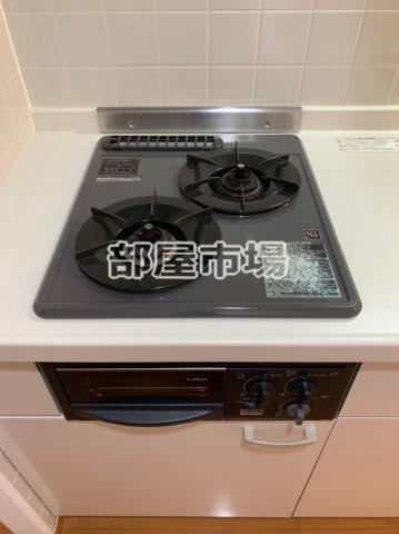 TRADIS NIPPORI.Sのキッチン|2口コンロ