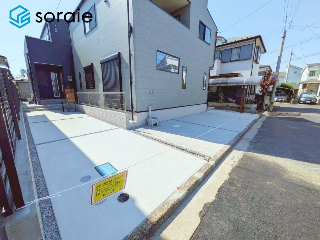 所沢市榎町全2棟　新築一戸建の前面道路含む現地写真|2026/5/17撮影