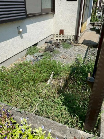 【中古】入間郡毛呂山町前久保南リフォーム中古住宅の庭|陽当り良好なお庭で植物も楽しめます♪