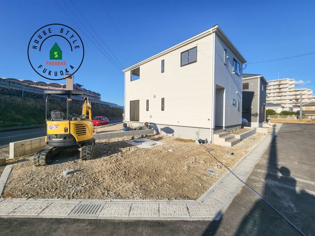 糸島市二丈深江第3-7棟（1号棟）の外観|デザイン性のある外観です。