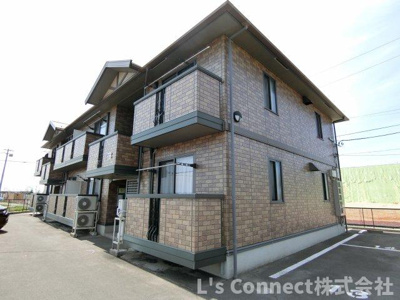 【外観】 | リビングタウン旭Ｃ | 古川駅まで徒歩１５分のアパートです。