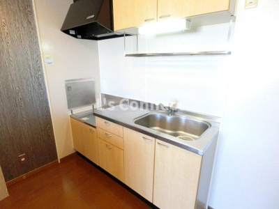 【キッチン】 | リビングタウン旭Ｃ | ２口ガスコンロ設置可能なキッチン。