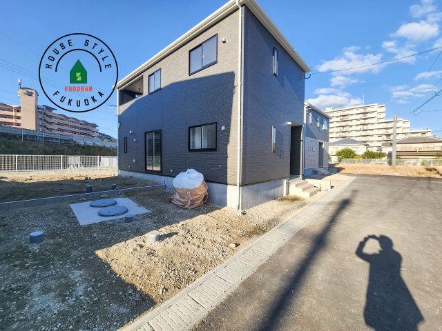 糸島市二丈深江第3-7棟（2号棟）の外観|デザイン性のある外観です。