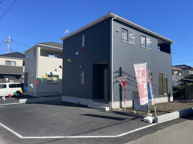 クレイドルガーデン宇都宮市雀の宮第10　新築一戸建ての外観|外観は落ち着いています