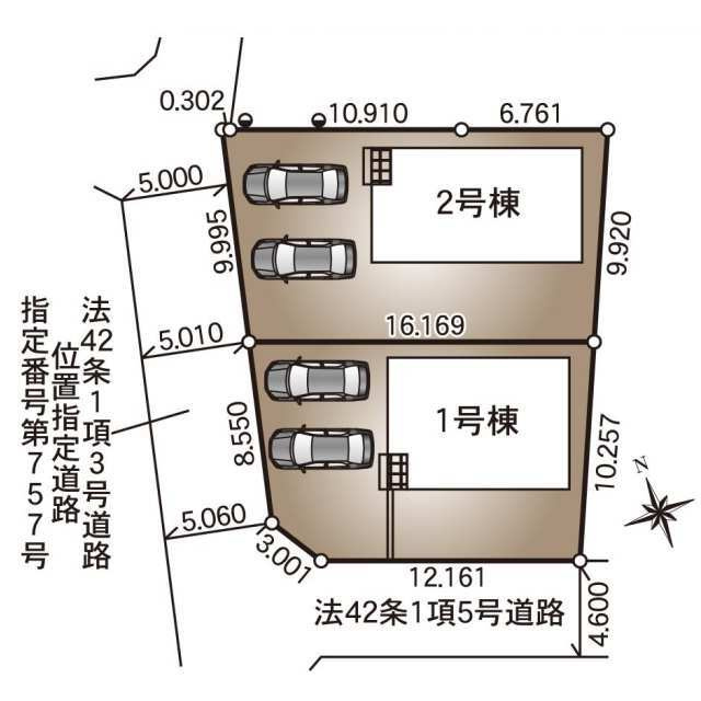 クレイドルガーデン宇都宮市雀の宮第10　新築一戸建ての区画図