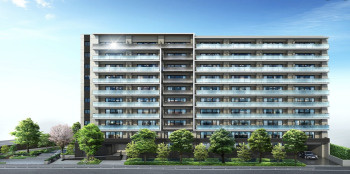 プラウド水戸三の丸の外観|水戸駅まで徒歩5分の野村プラウドのブランド力の高いマンション。◎子育て世代、シニア、高齢者世代にもおすすめの水戸市人気エリア・三の丸地区No.1のマンションです！