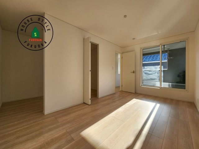 糸島市二丈深江第3-7棟（3号棟）の内観：施工例|主寝室です。