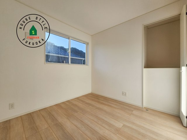 糸島市二丈深江第3-7棟（3号棟）の内観：施工例|各部屋収納を備えており過ごしやすいお家です！