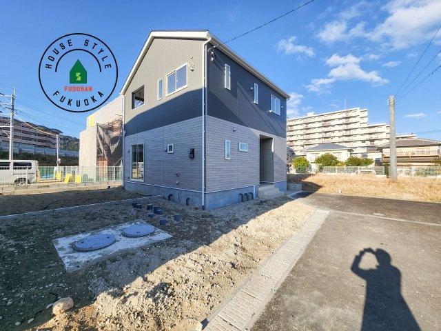 糸島市二丈深江第3-7棟（3号棟）の外観|デザイン性のある外観です。