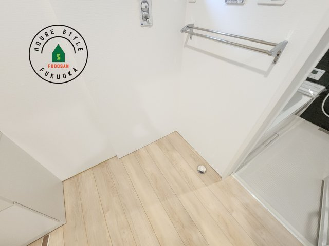 糸島市二丈深江第3-7棟（5号棟）の内観：施工例|ランドリースペースは広さもたっぷり。